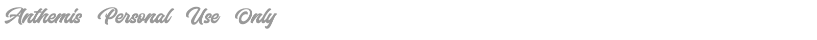 Anthemis font preview
